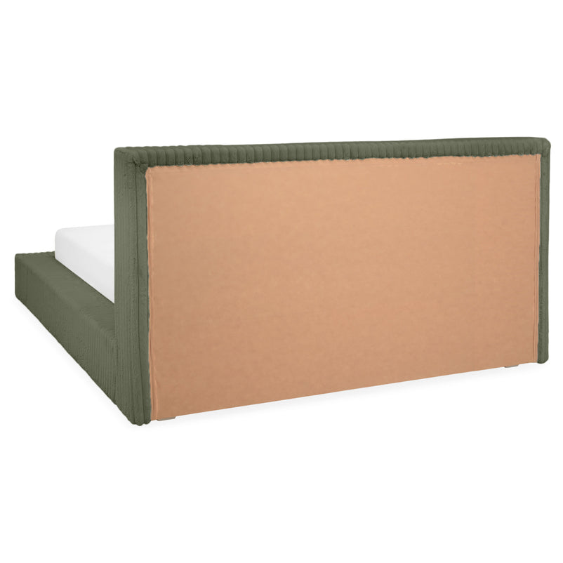 NORDEND Pat tapițat, 160x200cm, somieră rabatabilă și ladă incluse