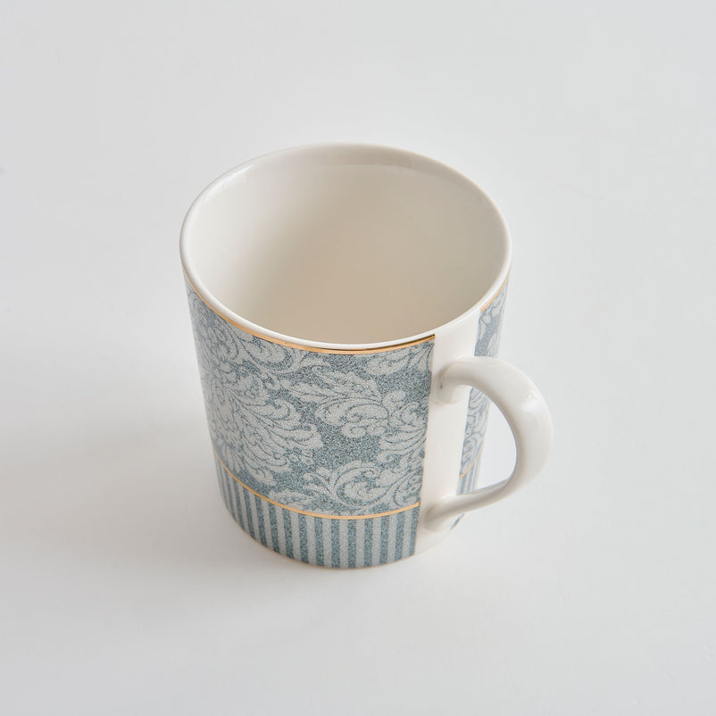 DAMASK Set 2 căni, porțelan, 360ml