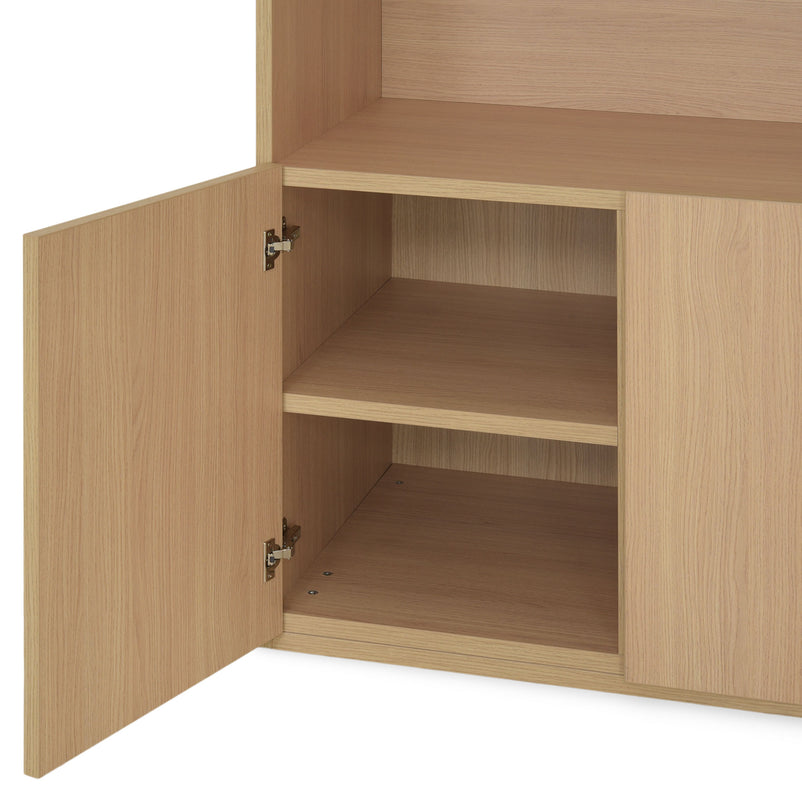 COMPACT Dulap 6 uși cu spațiu TV