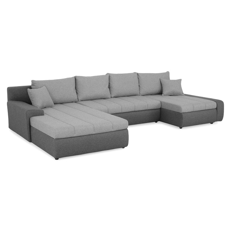 AURA Ansamblu colț extensibil stânga/dreapta, stofă