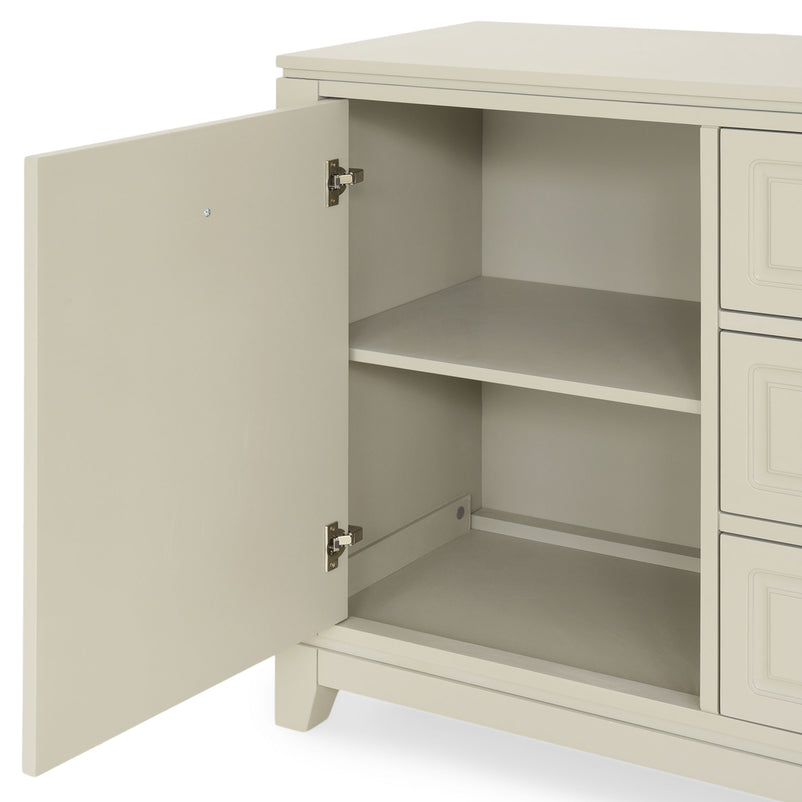 NORMAN Comodă 3 sertare, 1 ușă