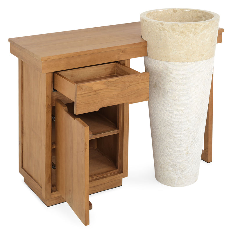 INTEGRALE Set mobilier baie, mască lavoar și lavoar