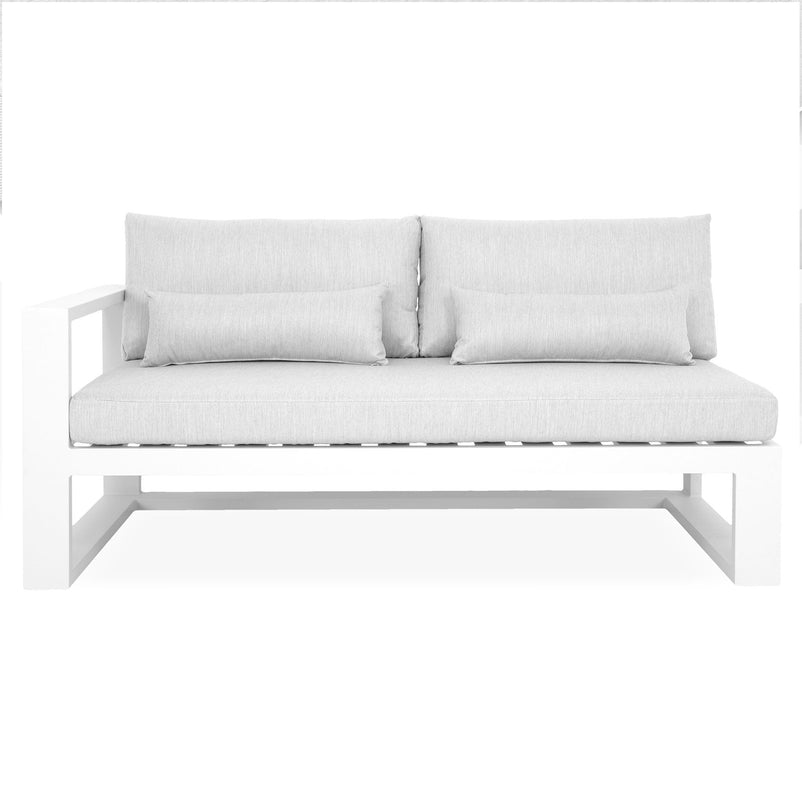 FERMO Set mobilier terasă/grădină, 2 canapele, fotoliu, element colț și masă