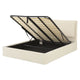 MAYVILLE Pat tapițat, 160x200cm, somieră rabatabilă și ladă depozitare incluse