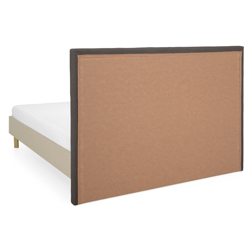 RING Pat cu tăblie tapițată 160x200cm, somieră inclusă