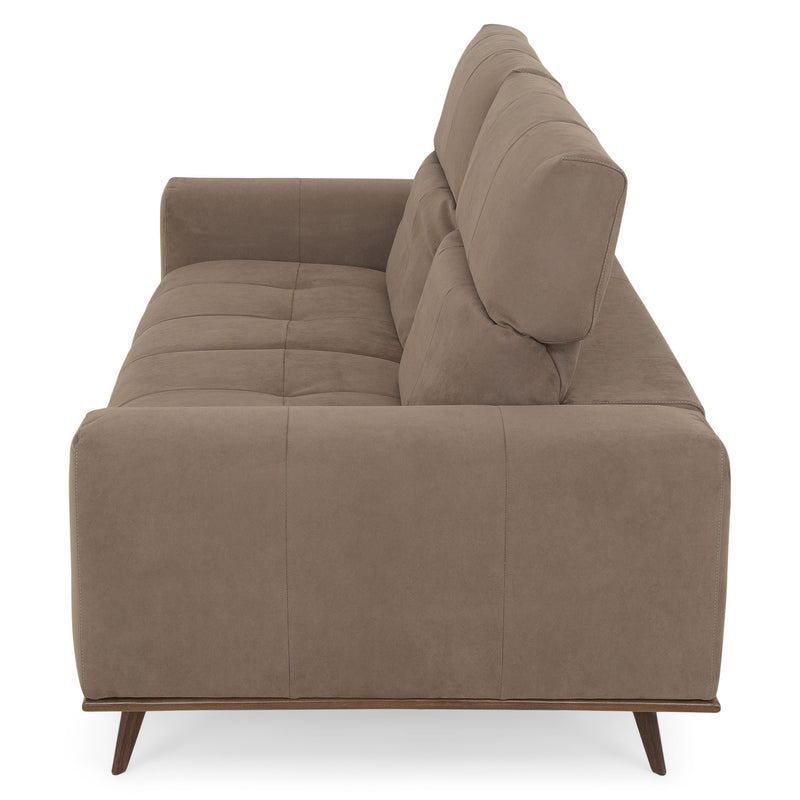 DENTON Canapea 3 locuri, mecanism tetiere, stofă