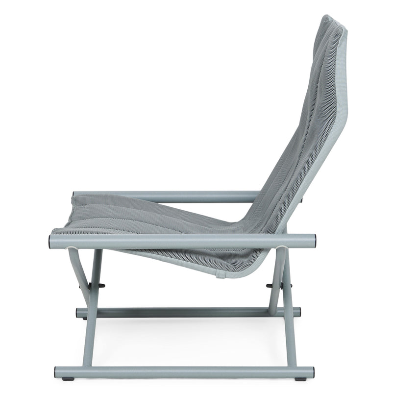 TELAVI Set mobilier terasă/grădină, fotoliu și taburet