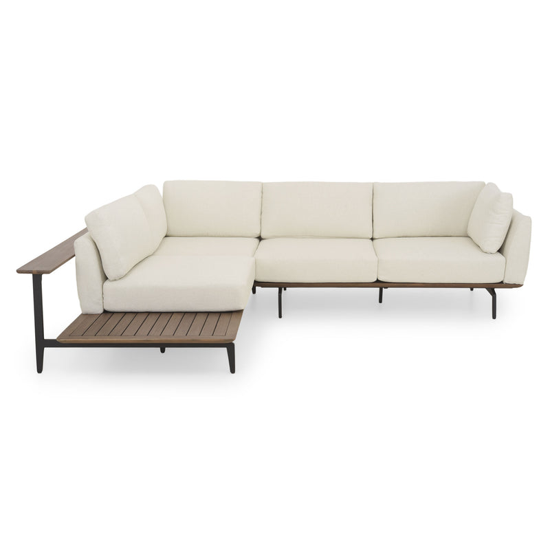 MISAKO/CARPIANO Set mobilier terasă/grădină, colțar și măsuță