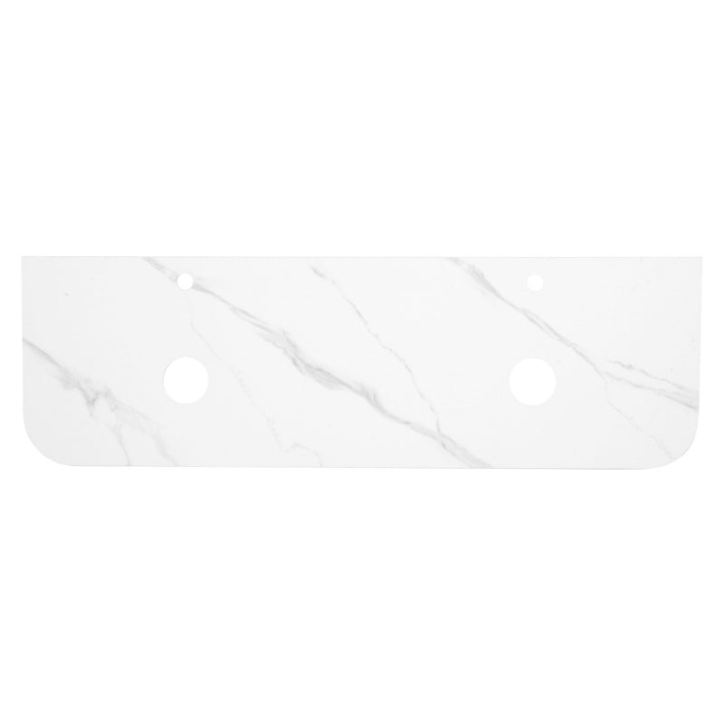 ADE/HORIK Set mobilier baie, mască lavoar, top, 2 oglinzi LED, 2 lavoare