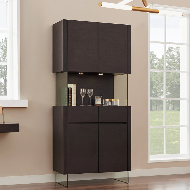 EMERSON Vitrină, LED inclus - Articol resigilat