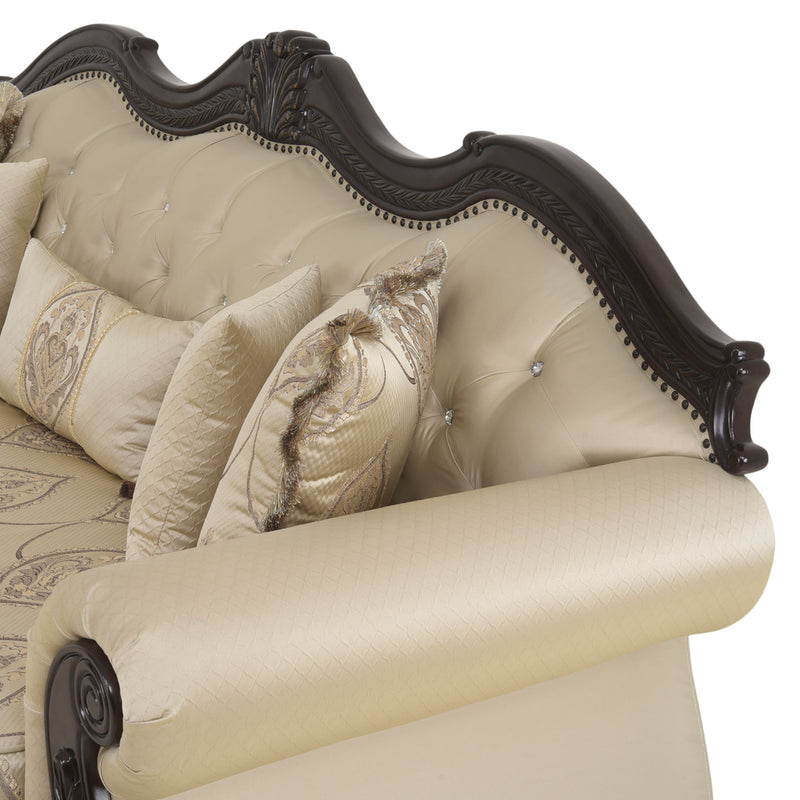 WINDSOR Canapea 3 locuri, 5 perne decorative incluse, stofă