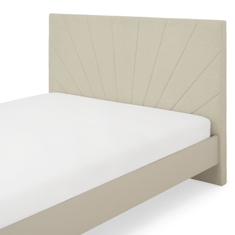 RING Pat cu tăblie tapițată 160x200cm, somieră inclusă