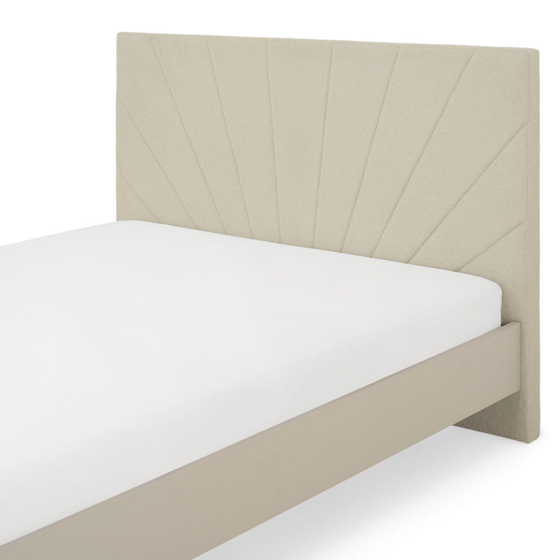 RING Pat cu tăblie tapițată 160x200cm, somieră inclusă