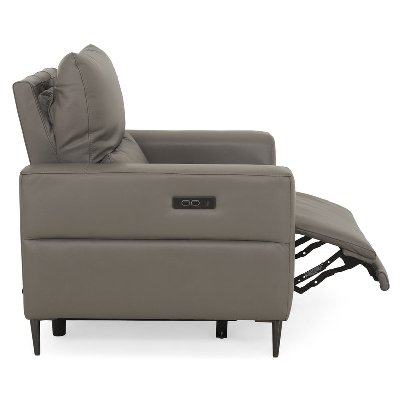 LASHIO Fotoliu, recliner electric și mecanism tetieră, piele