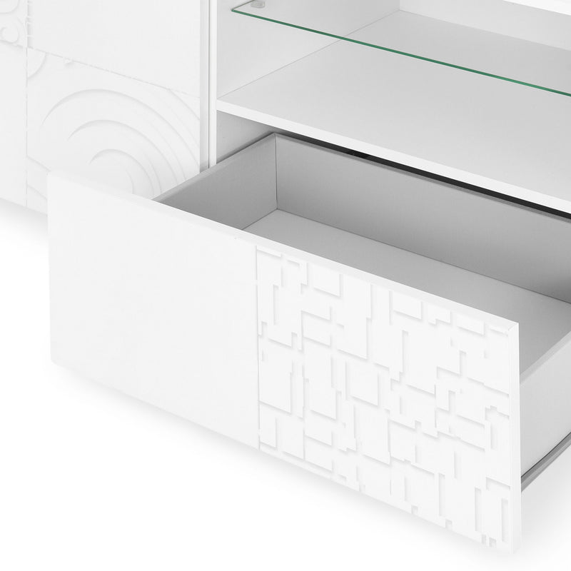 GRAFFITI Comodă TV, 2 uși, 1 sertar