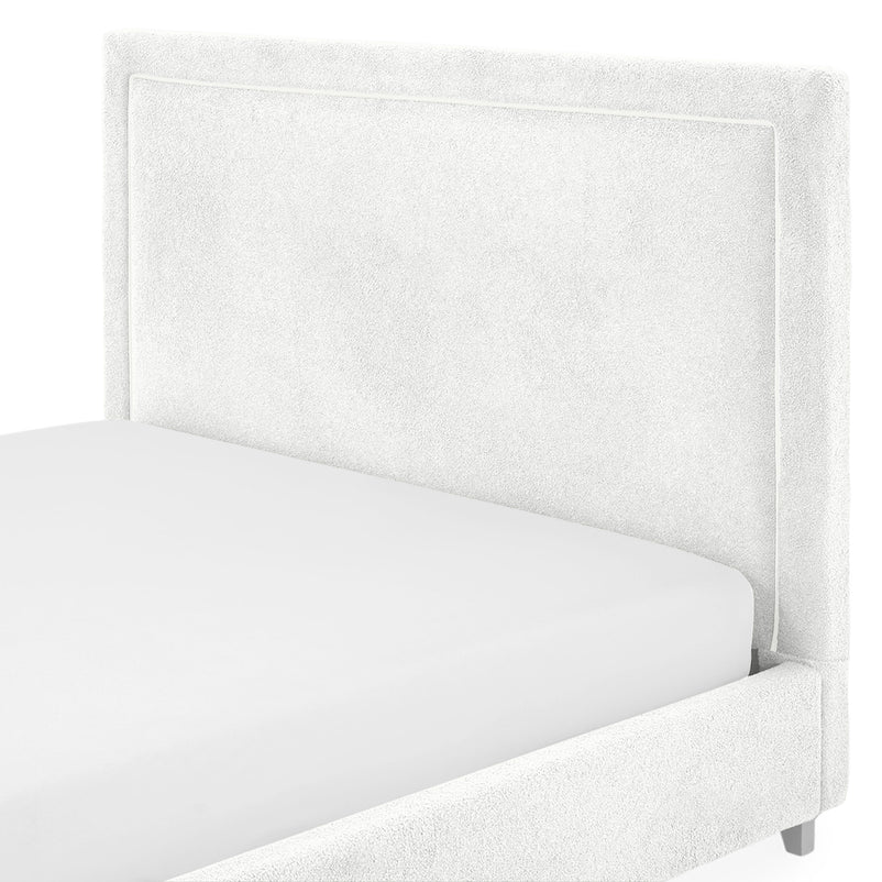 KOLLE Pat tapițat, 160x200cm, somieră și ladă depozitare incluse