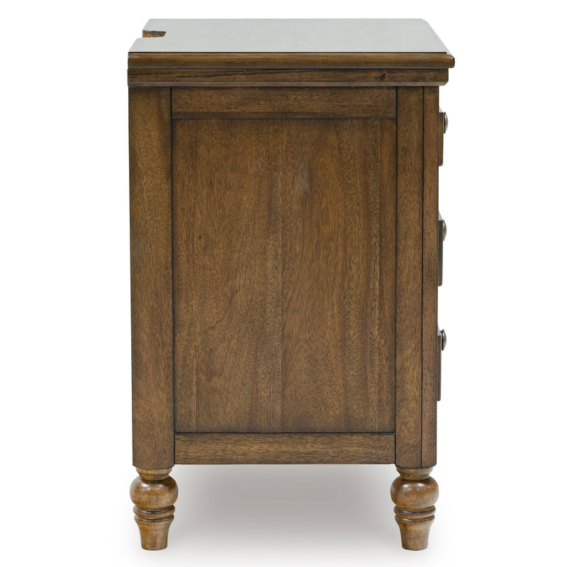 LAKEVIEW Noptieră 3 sertare