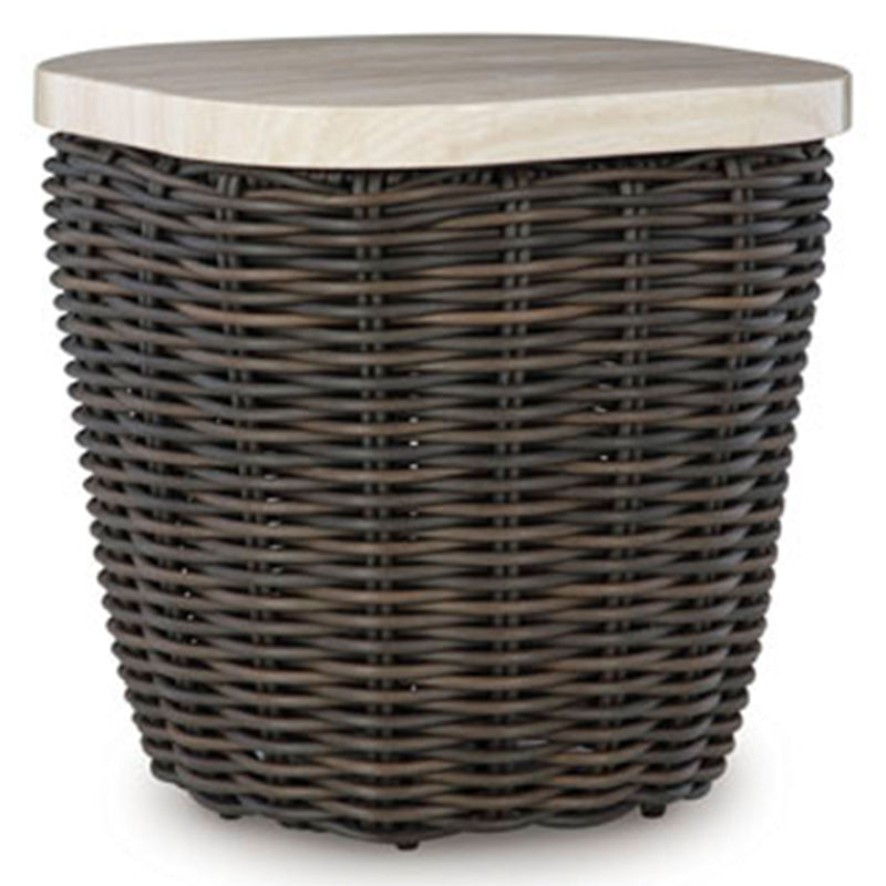 KIMORA Set mobilier terasă/grădină, colțar 4 piese, fotoliu și 2 măsuțe