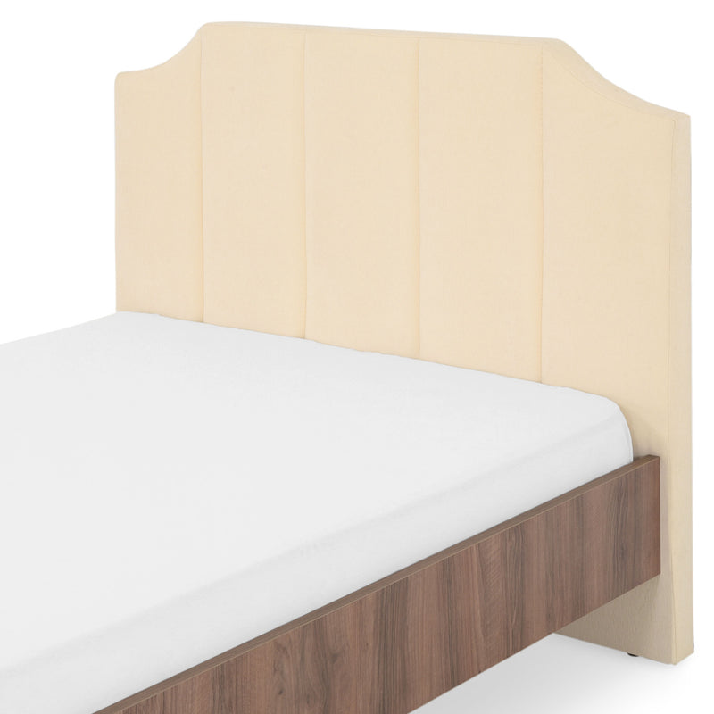 WAVE NOCE Pat copii, tapițat, 120x200cm, somieră inclusă