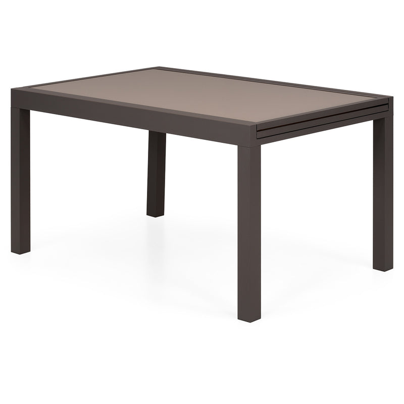 LUCCA Set mobilier terasă/grădină, 6 scaune și masă extensibilă