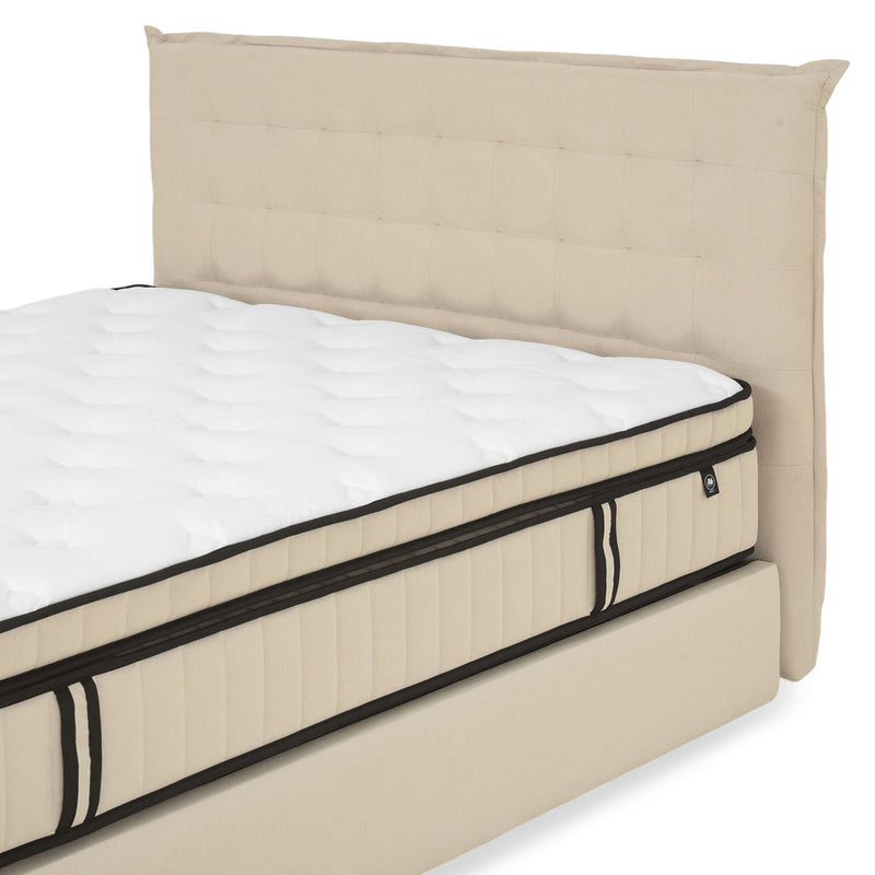 OPERA Pat tapițat, 160x200cm, somieră rabatabilă, ladă și saltea incluse