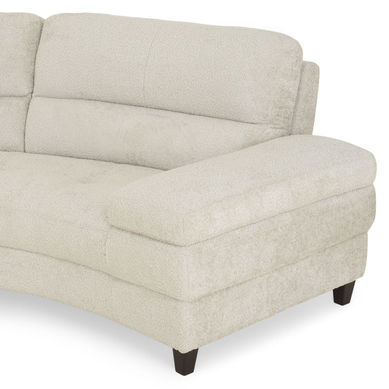 RODO Canapea semicerc cu brațe, stofă