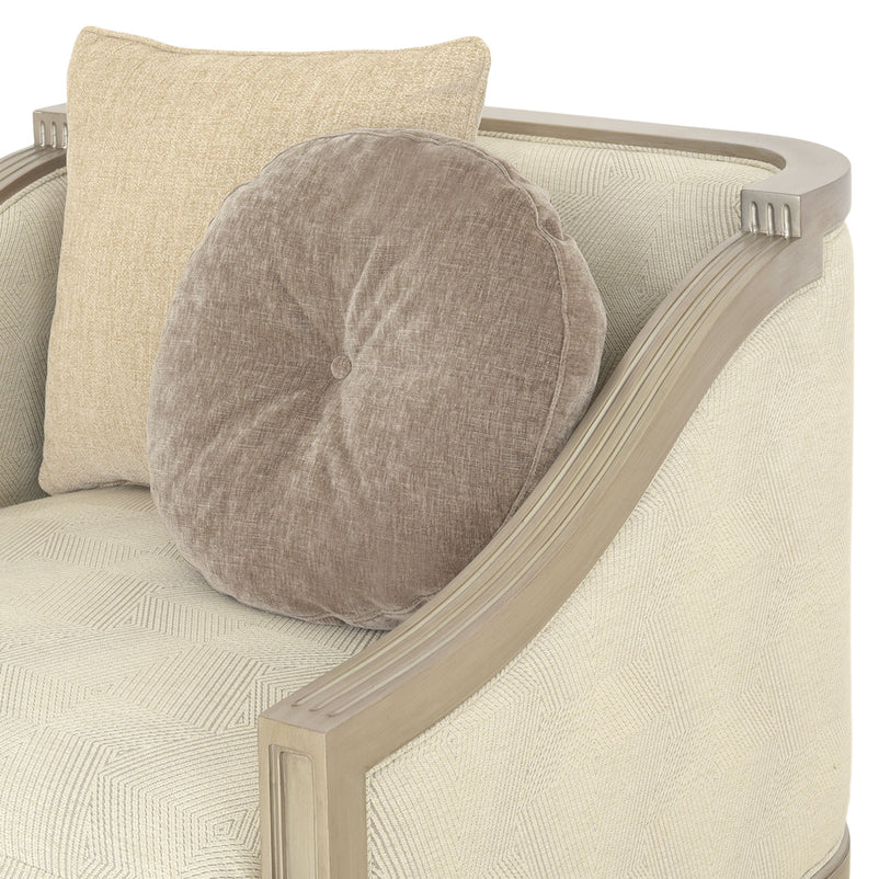 EMERY Fotoliu, 2 perne decorative incluse, stofă