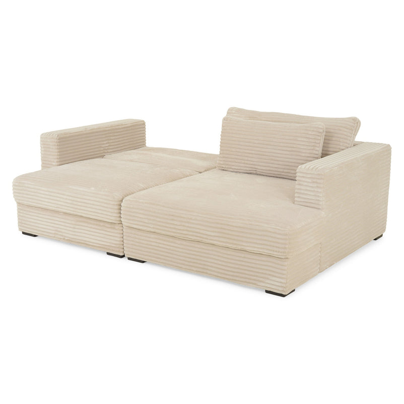 ERDING Colțar extensibil, șezlong stânga/dreapta și ladă depozitare, stofă