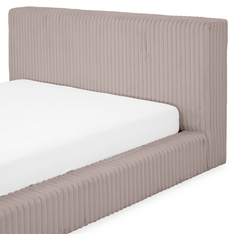 NORDEND Pat tapițat, 160x200cm, somieră rabatabilă și ladă incluse