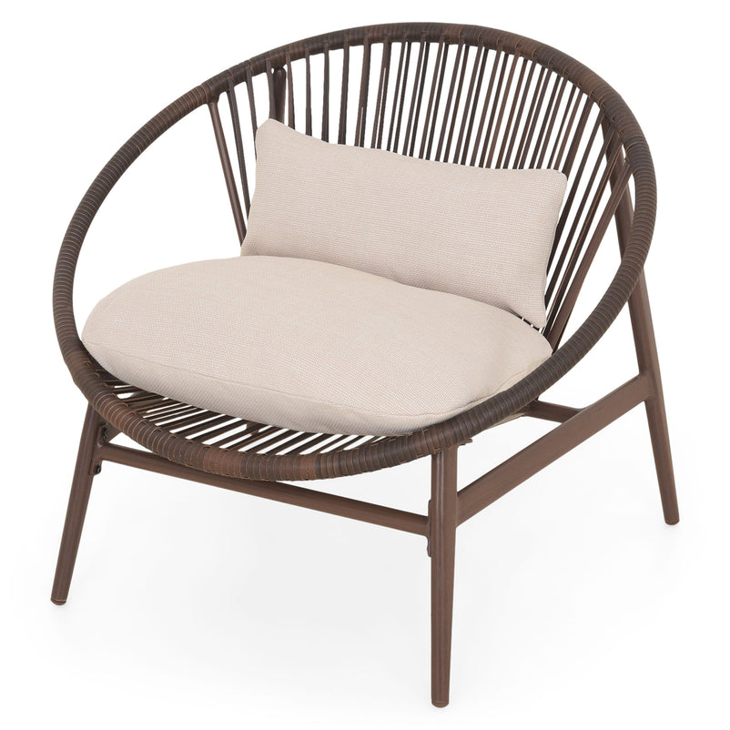 CIRCLE/ROYAL Set mobilier terasă/grădină, 2 fotolii și măsuță