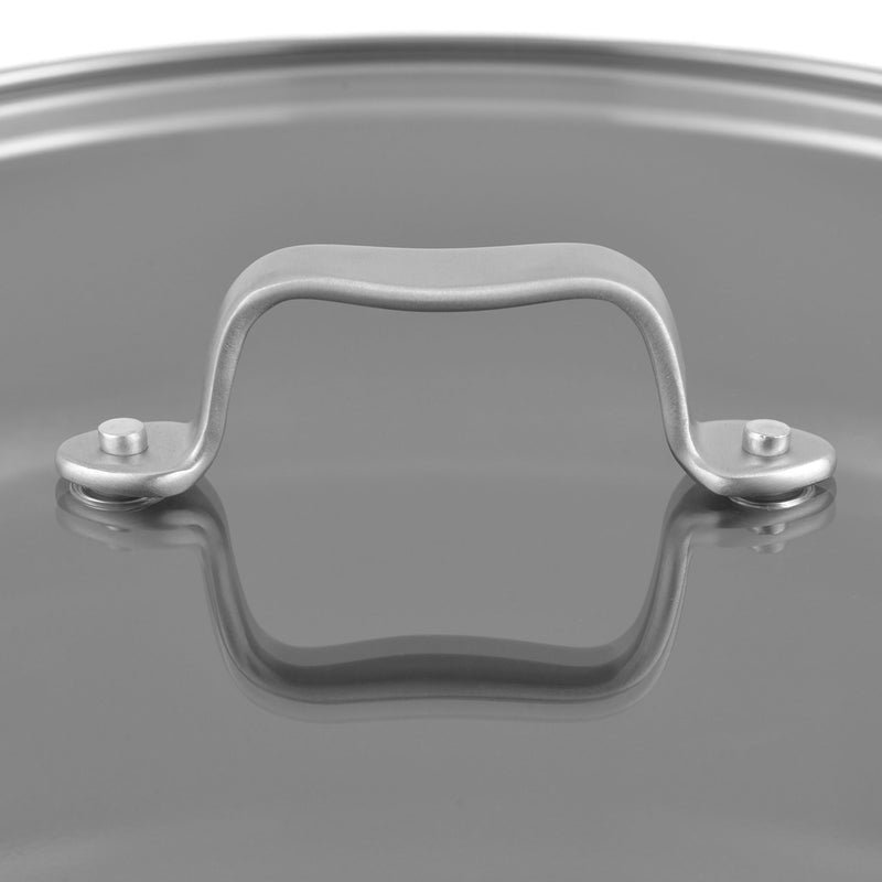 MAUVIEL Tigaie înaltă cu capac, inox, D.28cm
