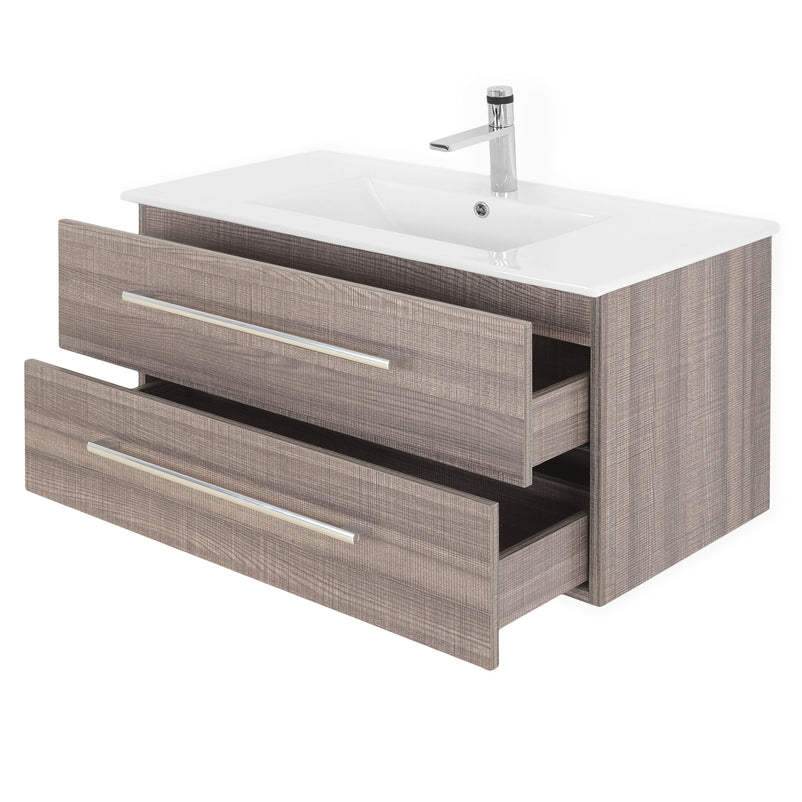 ROSALVA Set mobilier baie, mască lavoar și lavoar