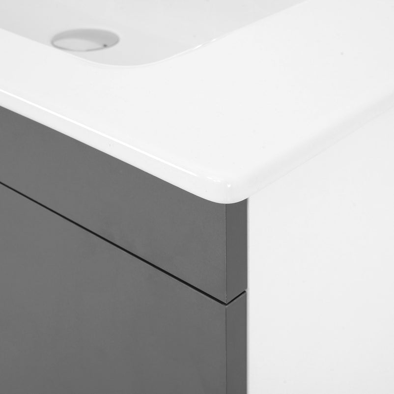 GENEL Set mobilier baie, mască lavoar și lavoar