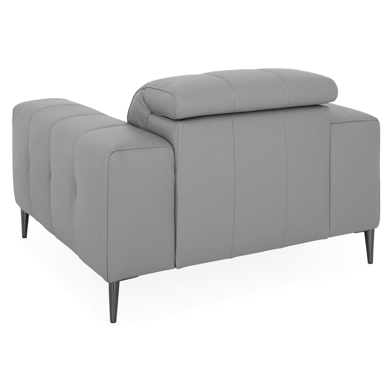 ALBURY Fotoliu, mecanism tetieră, piele