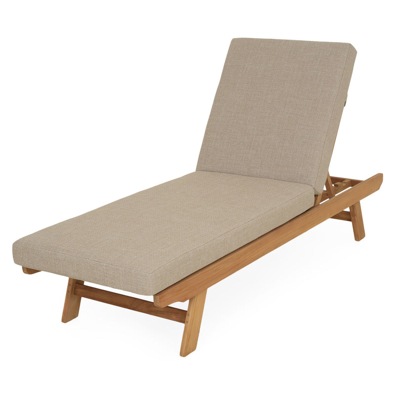 LUXOR Set mobilier terasă/grădină, 2 șezlonguri și măsuță