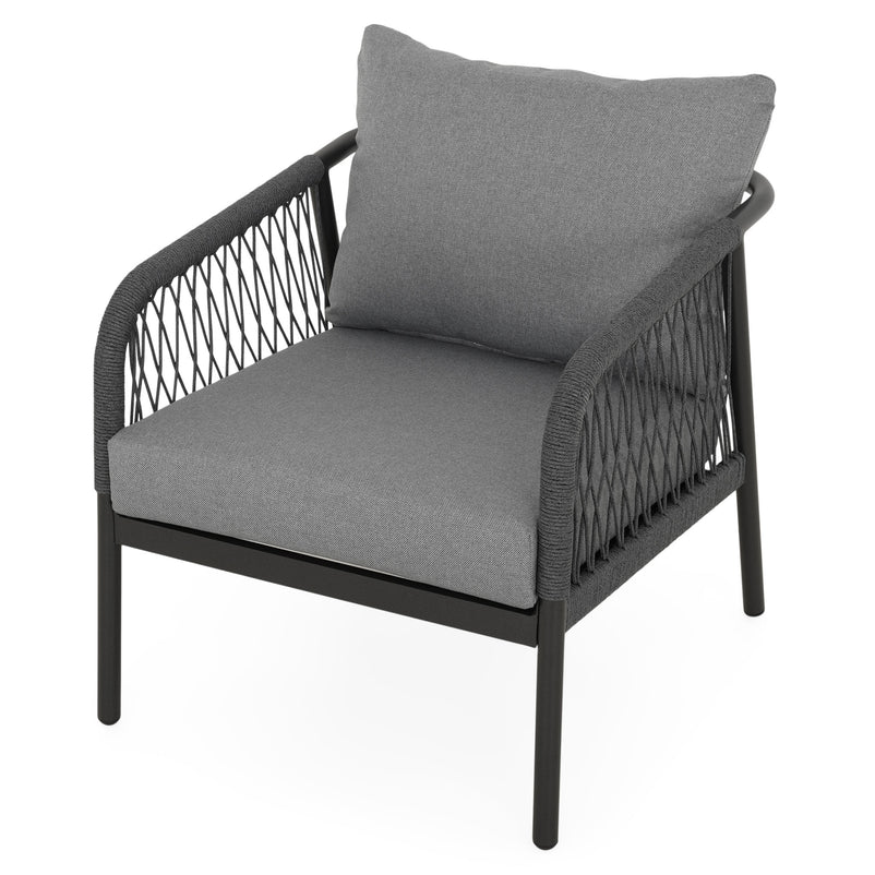 TIVOLI Set mobilier terasă/gădină, canapea, 2 fotolii și 2 măsuțe