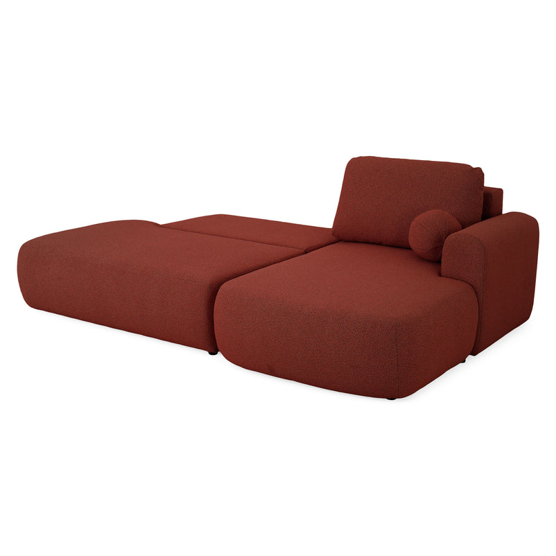 LAON Colțar extensibil, șezlong stânga/dreapta și ladă depozitare, stofă