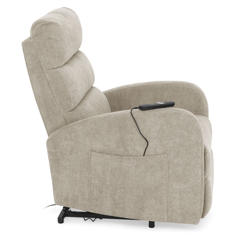 FULTON Fotoliu, lift și recliner electric, stofă