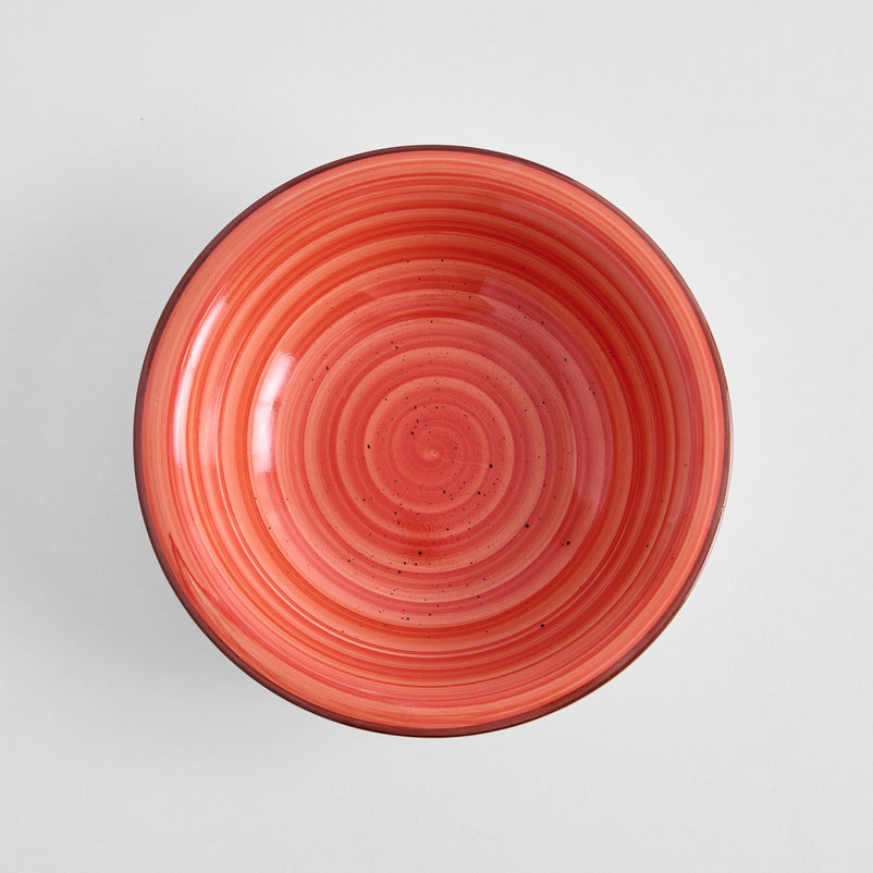 SPIRAL Set veselă, ceramică, 18 piese