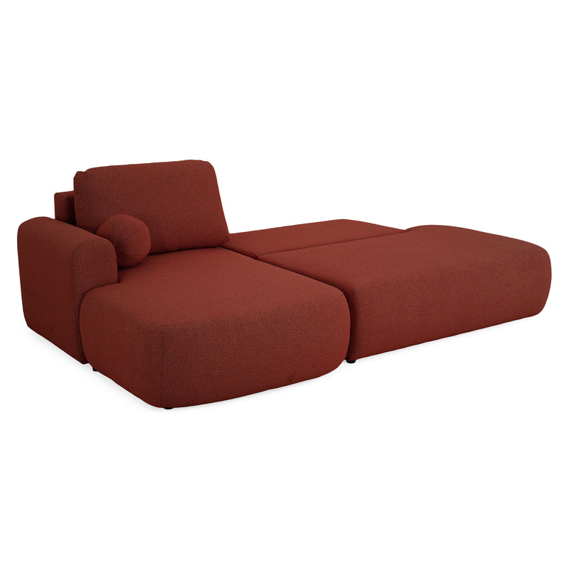 LAON Colțar extensibil, șezlong stânga/dreapta și ladă depozitare, stofă