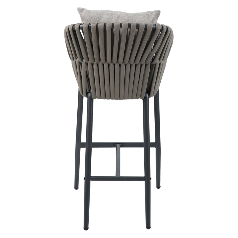 NICOSIA Set mobilier terasă/grădină, 2 scaune bar și masă