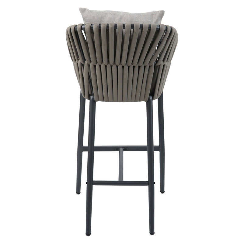 NICOSIA Set mobilier terasă/grădină, 2 scaune bar și masă