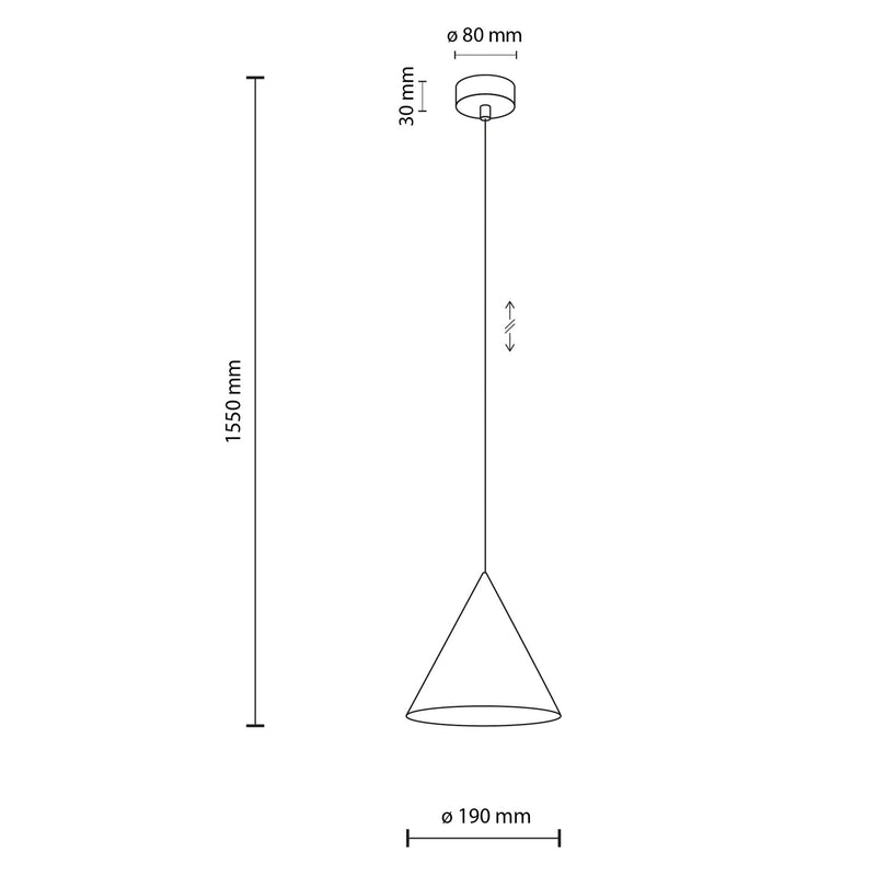 CONO Pendul 1x15W E27