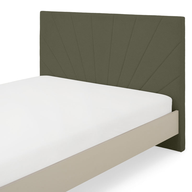 RING Pat cu tăblie tapițată 160x200cm, somieră inclusă