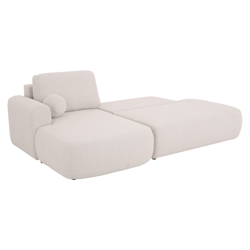 LAON Colțar extensibil, șezlong stânga/dreapta și ladă depozitare, stofă