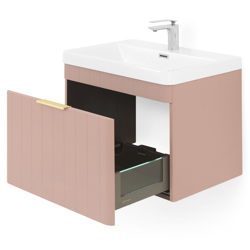 BLOOM Set mobilier baie, mască lavoar și lavoar