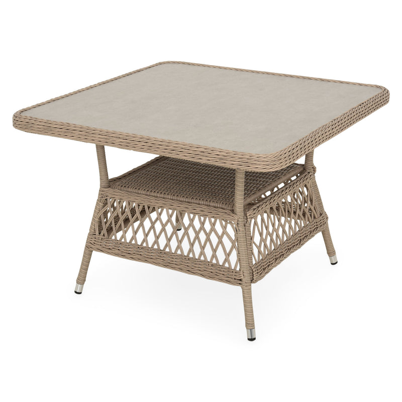 COSETTE Set mobilier terasă/gădină, colțar, masă, 2 taburete