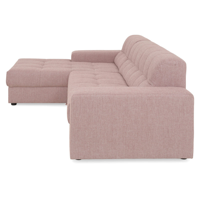 HAINES Colțar extensibil, șezlong stânga/dreapta, stofă