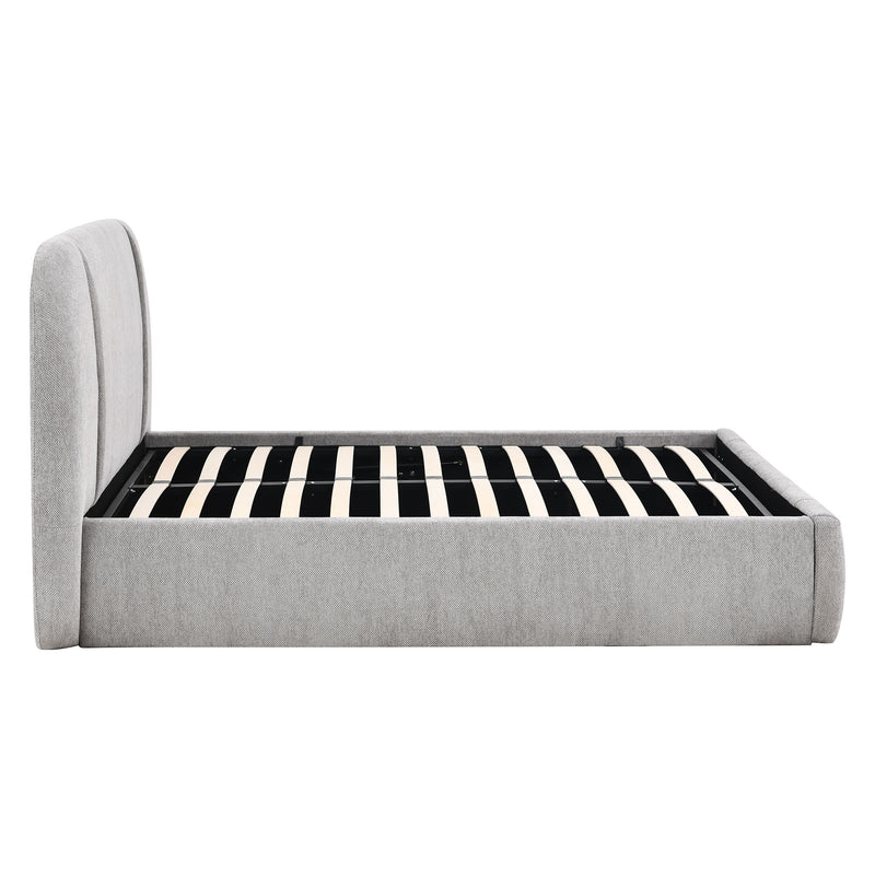 GILDA Pat tapițat, 160x200cm, somieră rabatabilă și ladă depozitare incluse
