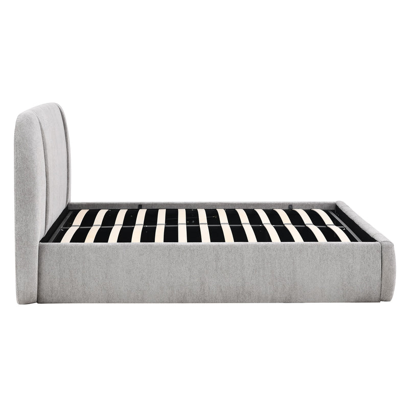 GILDA Pat tapițat, 160x200cm, somieră rabatabilă și ladă depozitare incluse